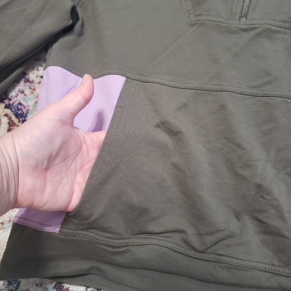 Pact Organic Cotton Quarter Zip Pullover Sweatshirt Jacket Women's Small S - Picture 8 of 11